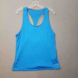 Orange Theory Women's Racerback Sleeveless Workout Tank Top Blue Size Large
